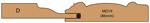 Allstyle Cabinet Doors : cutaway of Trenton Cabinet Door
